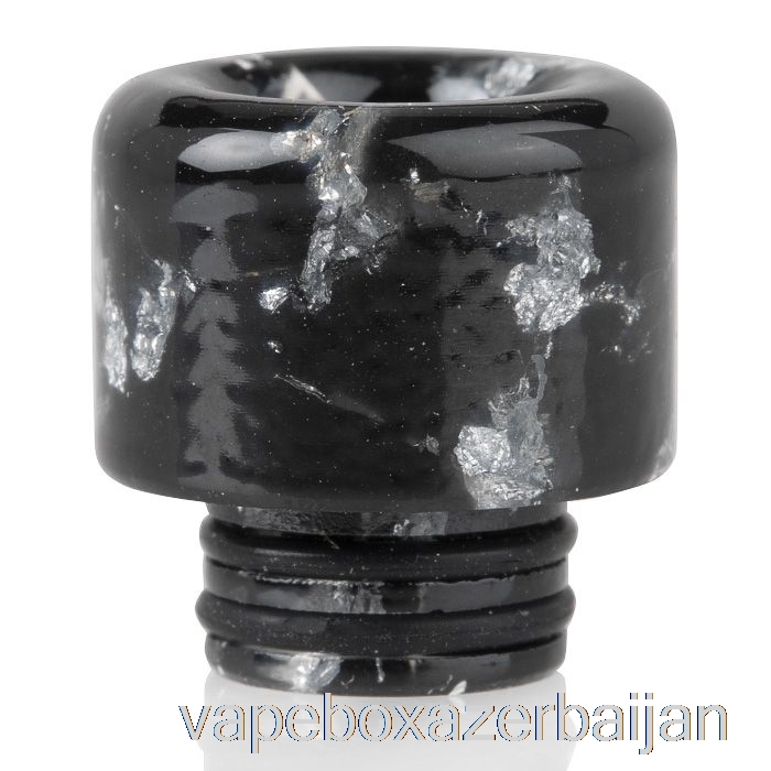 Vape Baku 510 Sequins Resin Drip Tip Silver Black